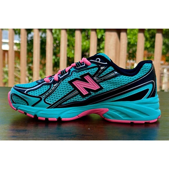 New Balance 740 Cyber Jade U740EG2 Green Pink Running Shoes Men 4.5 main image 5